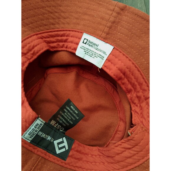 NEW National Park Collection Grand Canyon Wide Brim Bucket Hat Orange - Picture 3 of 3